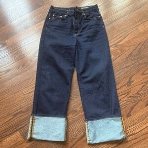 Zara Straight cut high waist jeans